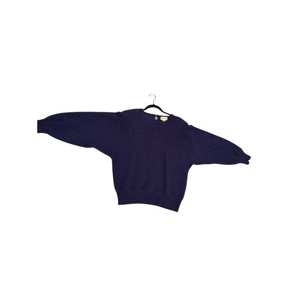 Rosanna sweater angora (rabbit hair) blend Size M Purple Color fuzzy texture.Y2K - Picture 4 of 8